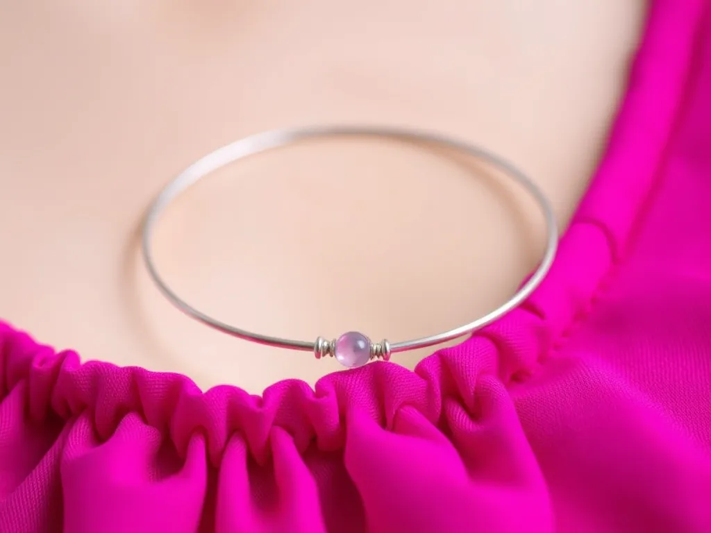 Jaka biżuteria do fuksjowej sukienki?