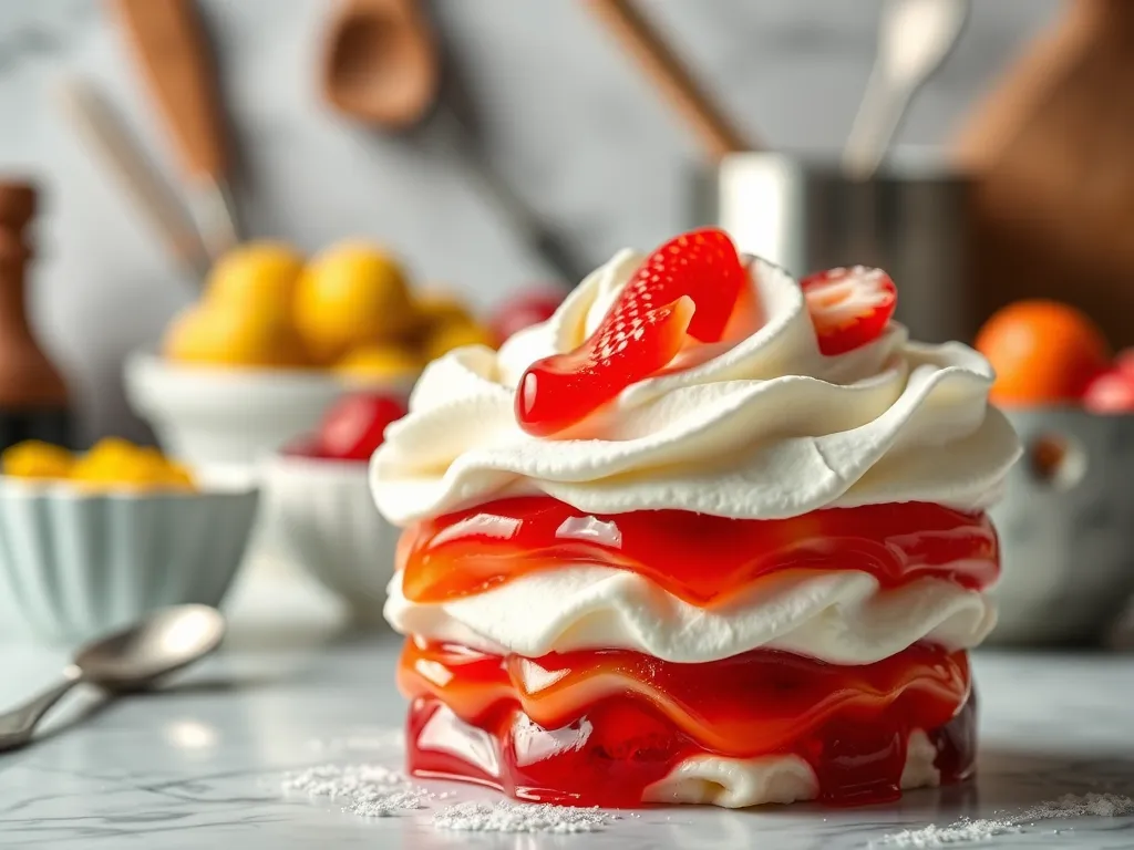 Czy można zamrozić ciasto z bitą śmietaną i galaretką?