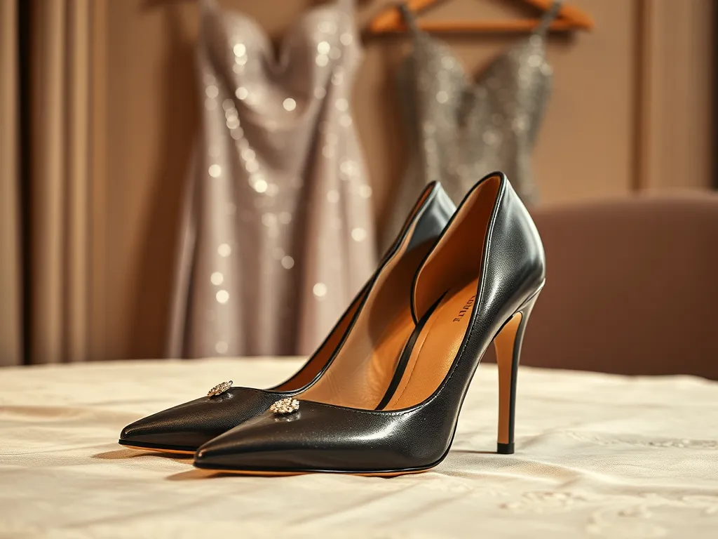 Jakie buty do cekinowej sukienki?