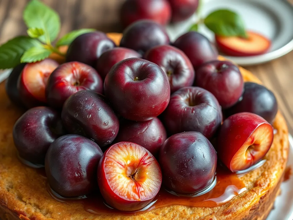 Jak układać śliwki na ciasto?